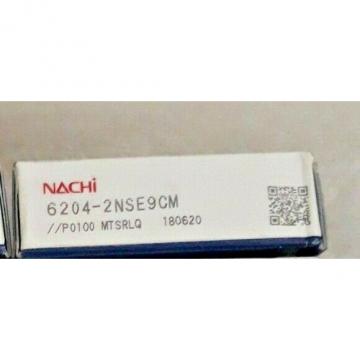 6204 2RS Sealed 20x47x14 2RS Deep Groove Ball Bearing NEW NACHI JAPAN LOW PRICE 