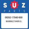 09262-17040-000 Suzuki Bearing(17x40x9.5) 0926217040000, New Genuine OEM Part