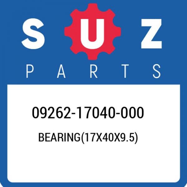 09262-17040-000 Suzuki Bearing(17x40x9.5) 0926217040000, New Genuine OEM Part #1 image