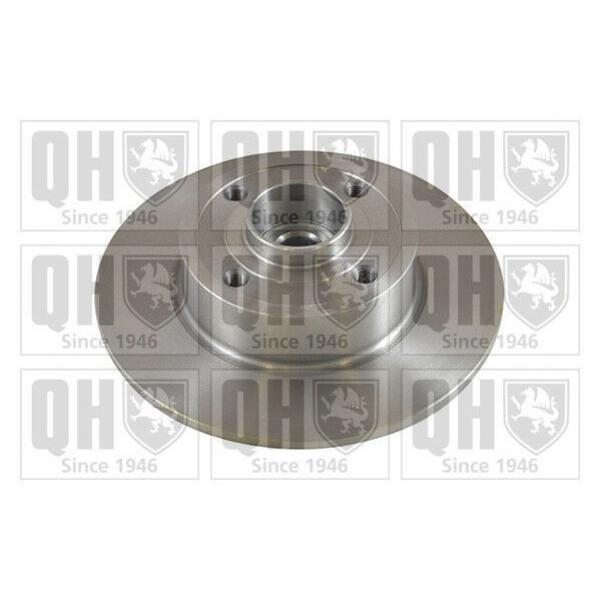 RENAULT MODUS JP 1.6 2x Brake Discs (Pair) Solid Rear 2004 on 6736189RMP 240mm #1 image