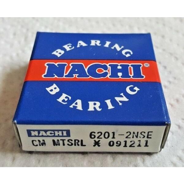 (2) PCS New NACHI 6201-2NSE CM 12mm ID Sealed Ball Bearing Made in Japan 1E1296 #1 image